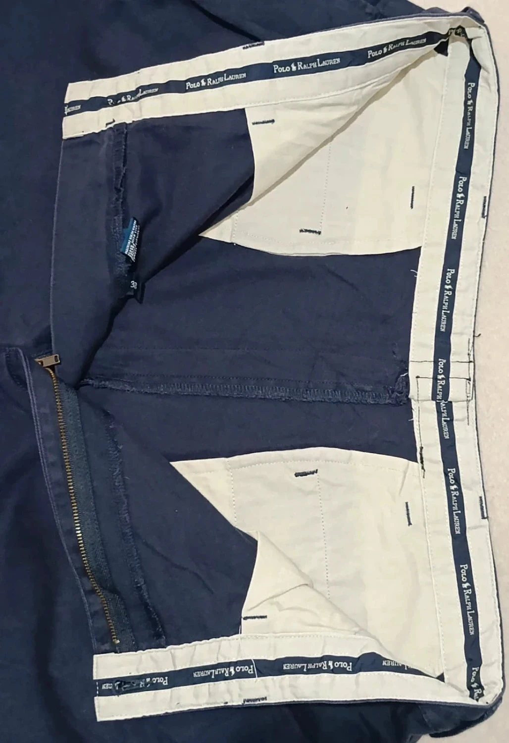 Navy blue Polo Ralph Lauren Vintage chino shorts Size 38 – photo 5